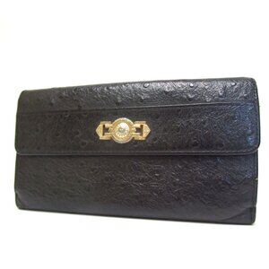 Authentic GIANNI VERSACE wallet leather [Used]
